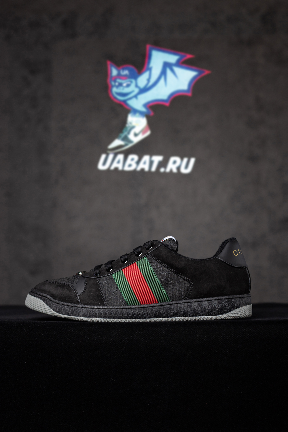 Gucci GG Screener 'GG Canvas - Black Green Red'