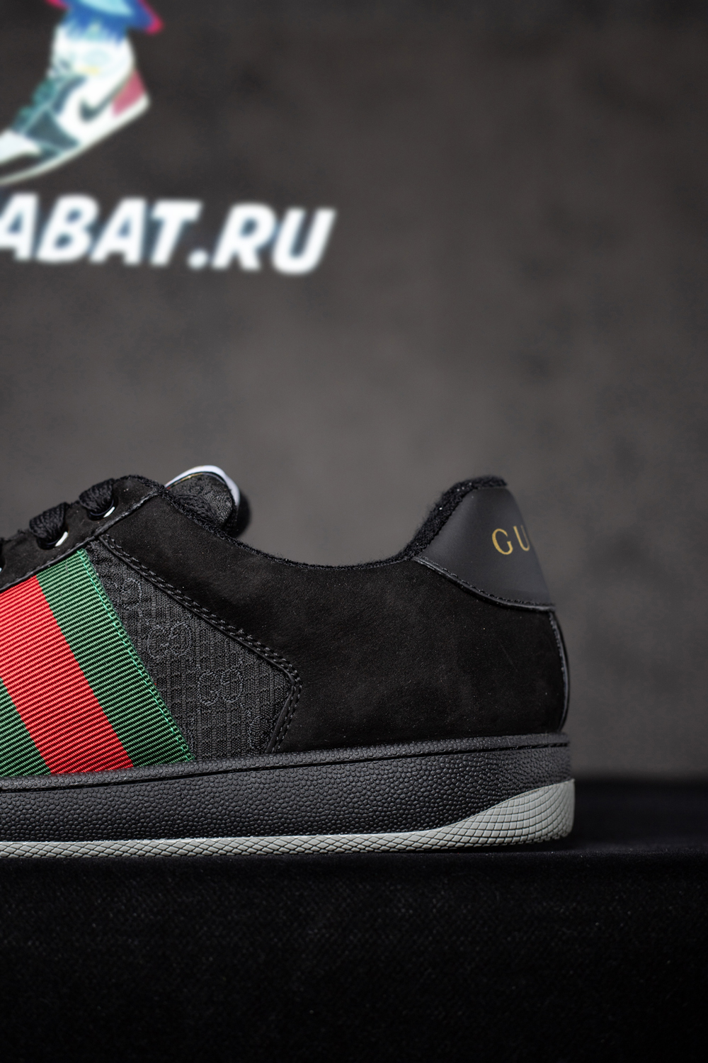 Gucci GG Screener 'GG Canvas - Black Green Red'