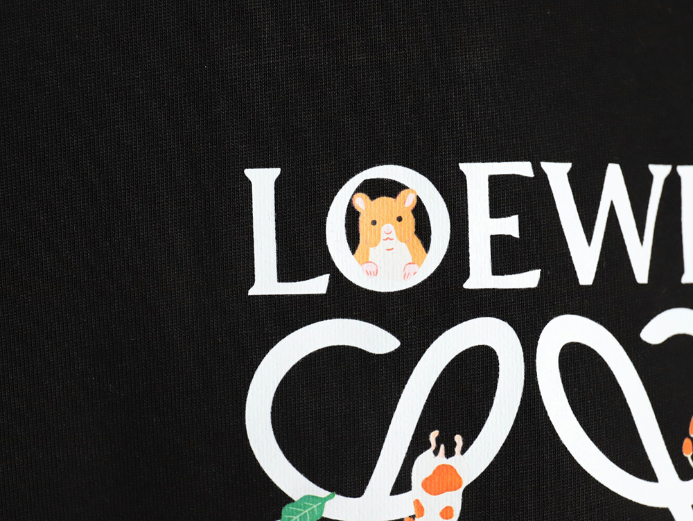 Loewe chest printed logo short sleeves