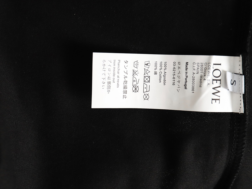 Loewe chest printed logo short sleeves