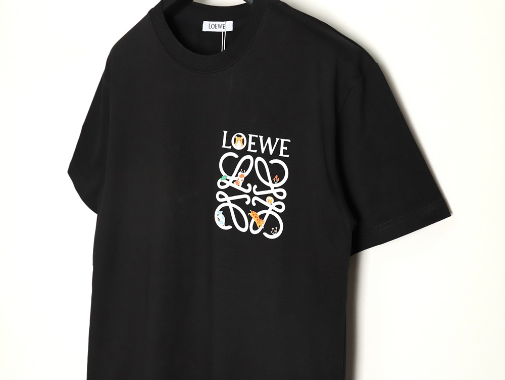 Loewe chest printed logo short sleeves