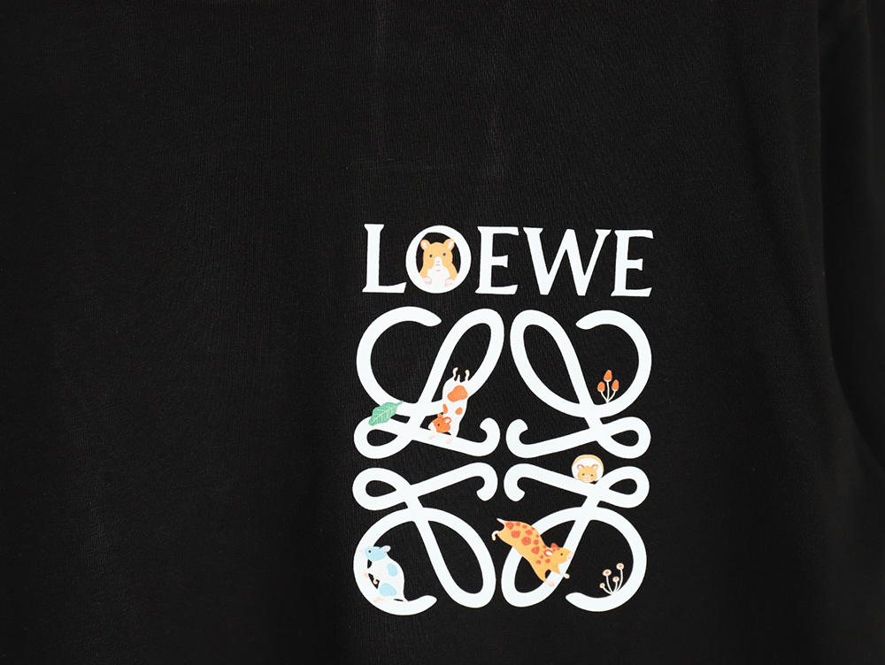 Loewe chest printed logo short sleeves
