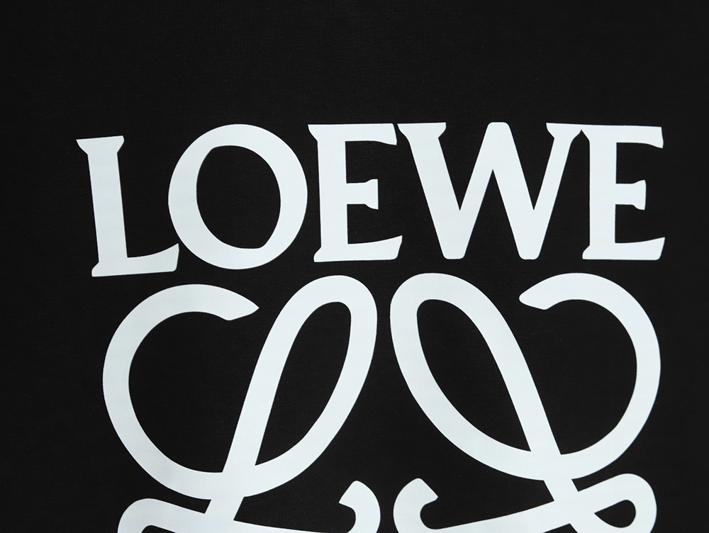 Loewe Four-leaf clover print short-sleeved T-shirt