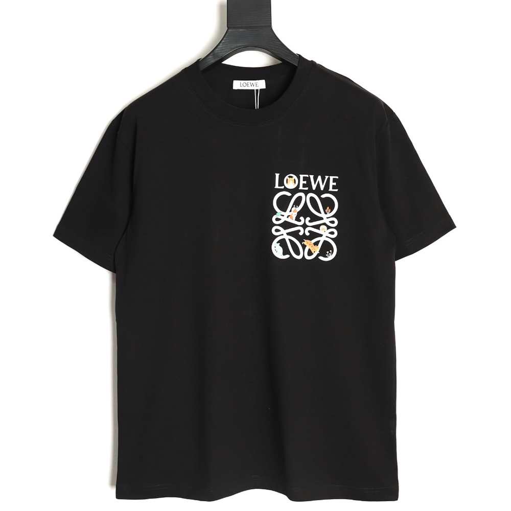 Loewe chest printed logo short sleeves