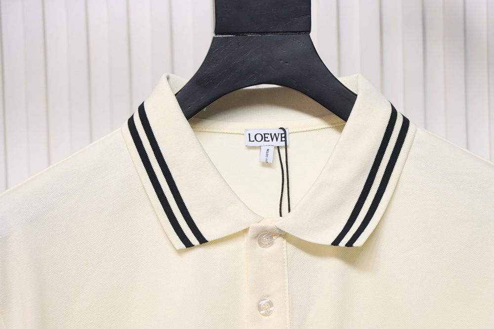 Loewe Pocket Colorful Embroidery Polo Short Sleeve
