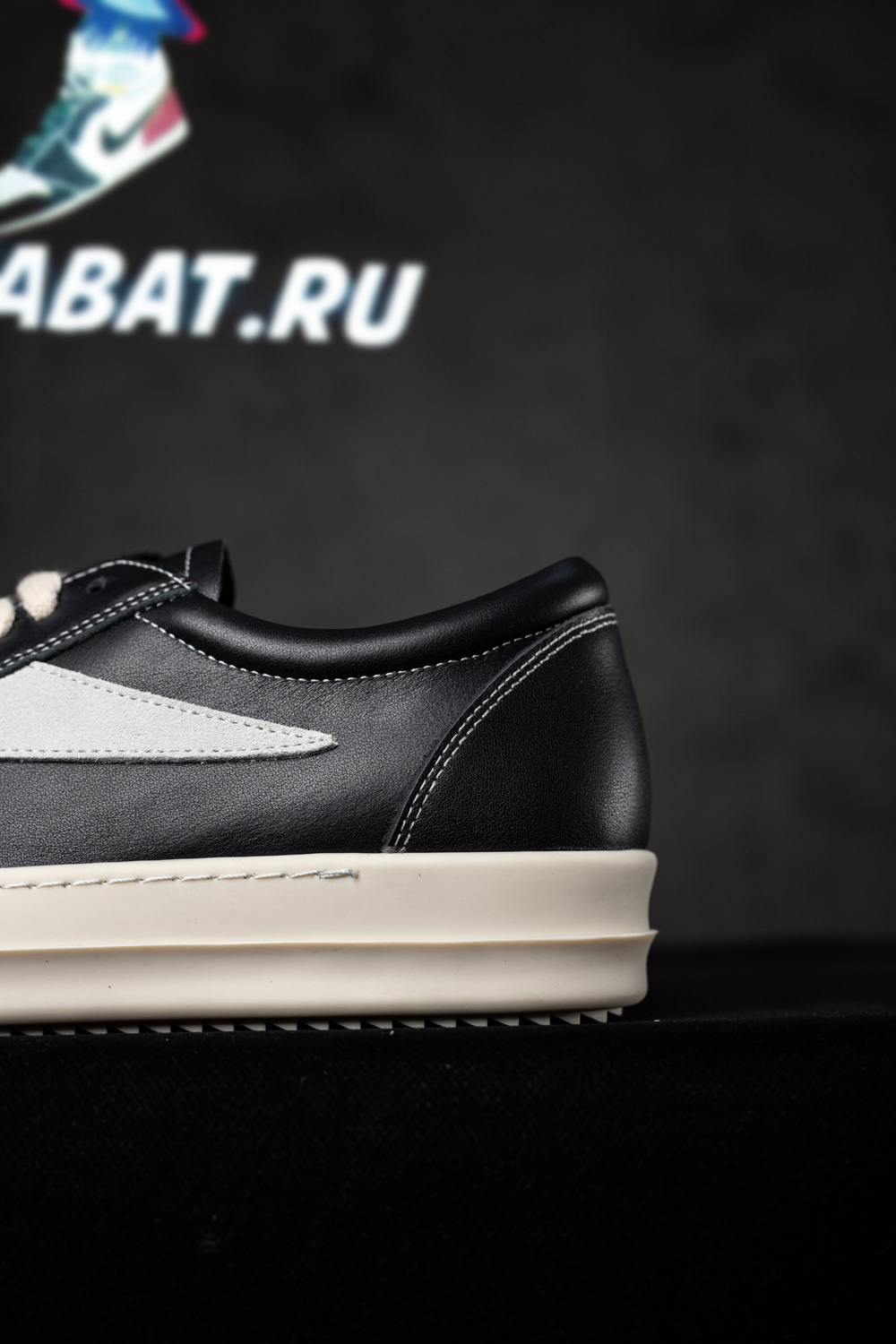 Rick Owens Strobe Vintage Low 'Black Milk'