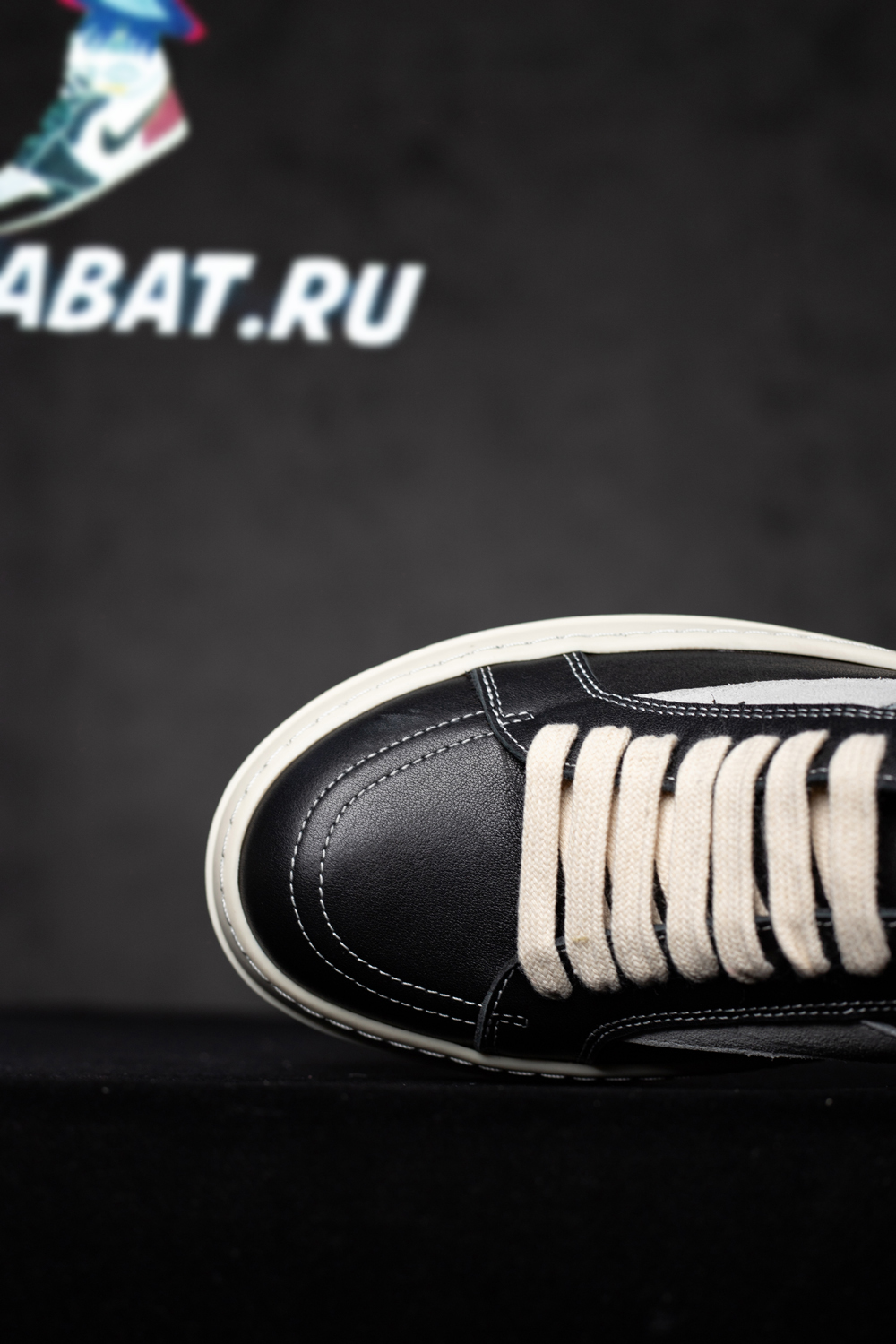 Rick Owens Strobe Vintage Low 'Black Milk'