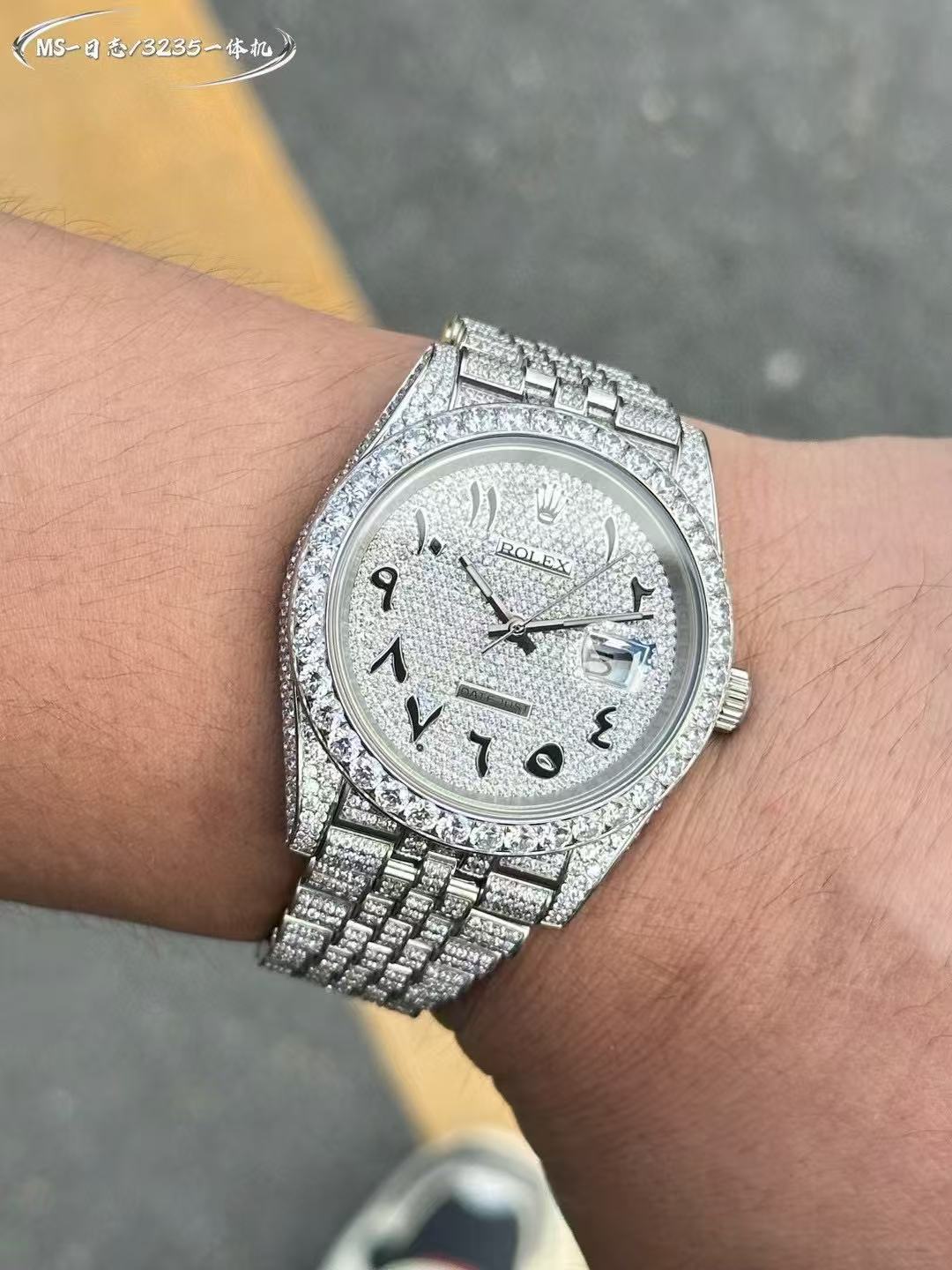 Rolex - Datejust 41mm Oys Flt 904L Diams SS/SS Diam/Markers V3 A2824