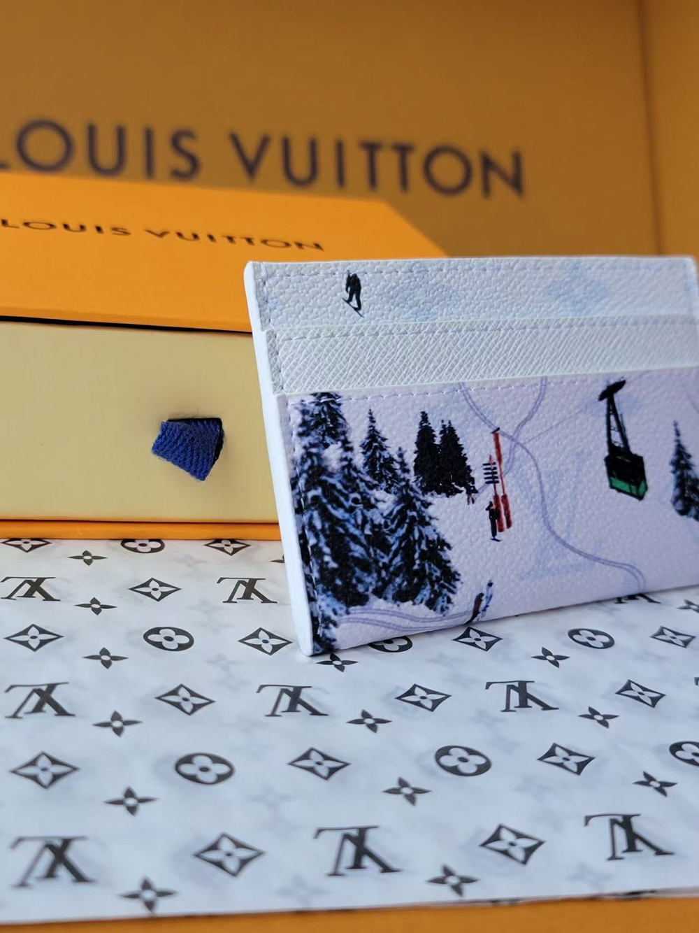 Louis Vuitton Double Card Holder M14862 10*7*1.5cm