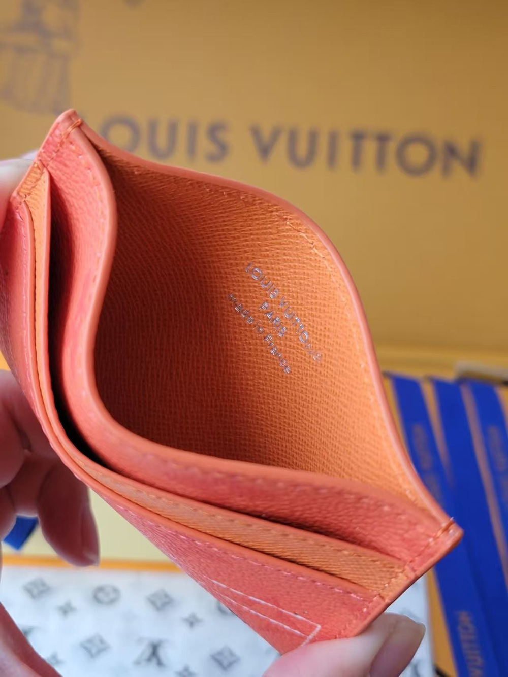 Louis Vuitton Double Card Holder M14862 10*7*1.5cm