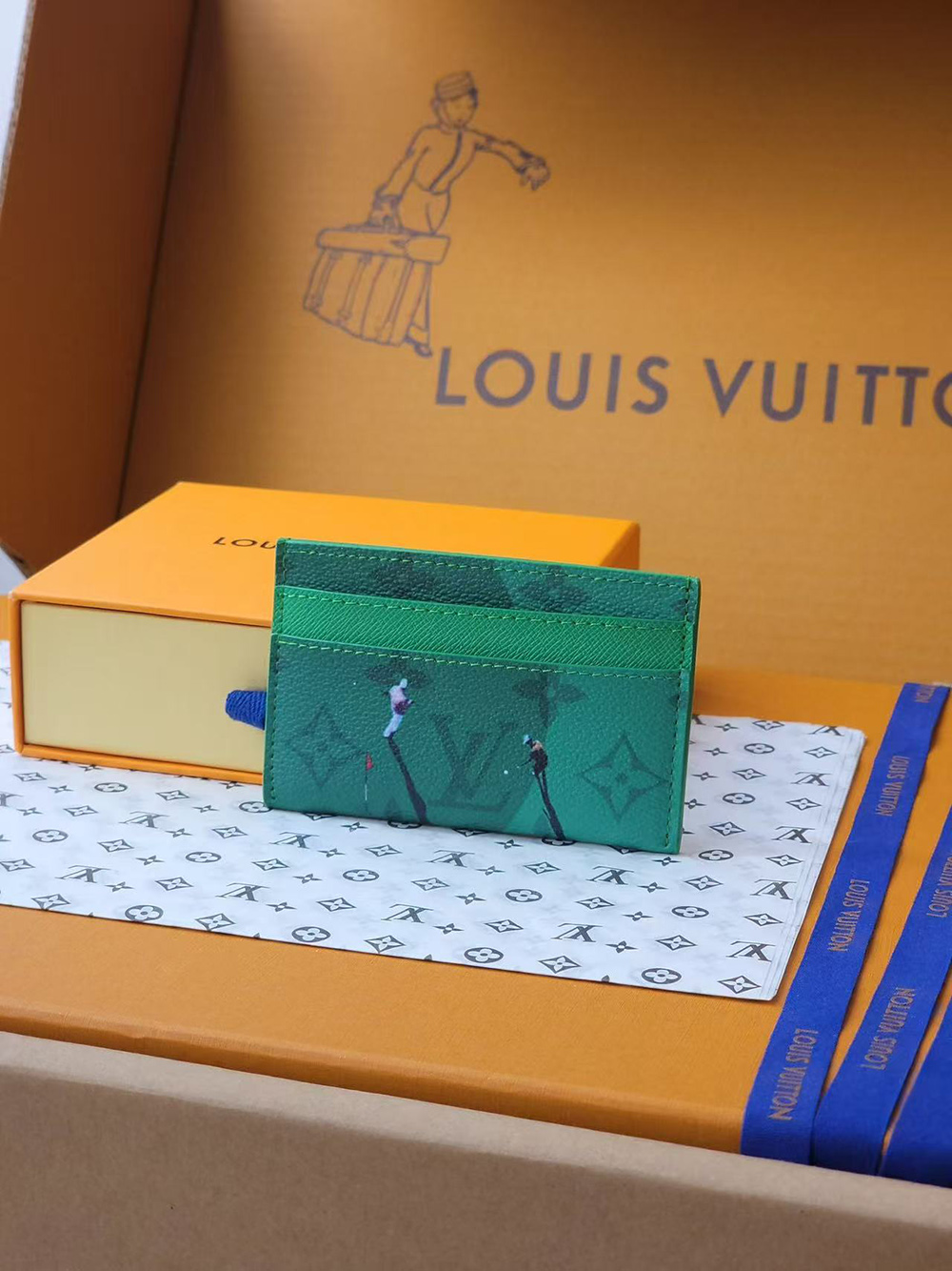 Louis Vuitton Double Card Holder M14862 10*7*1.5cm