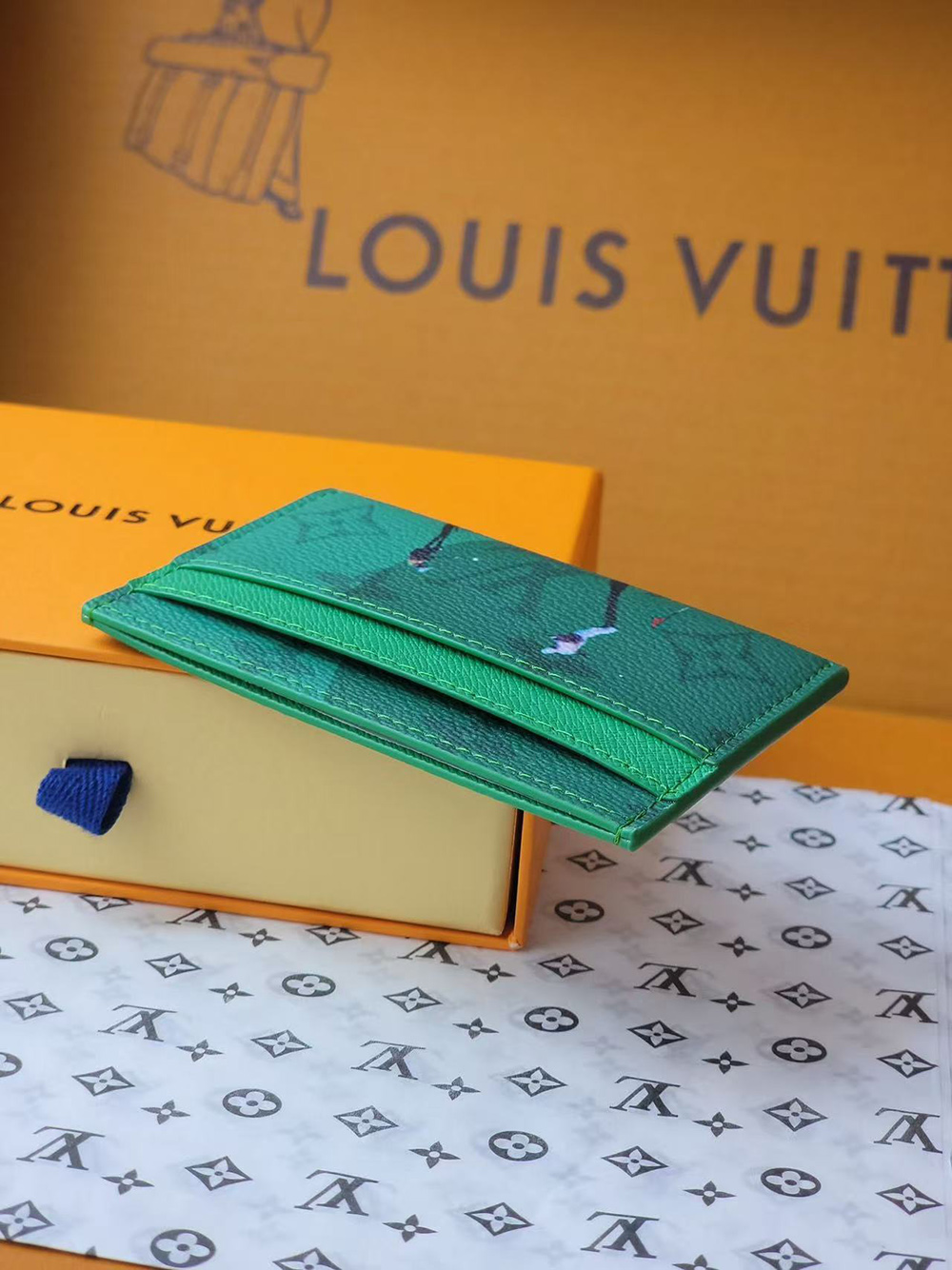 Louis Vuitton Double Card Holder M14862 10*7*1.5cm