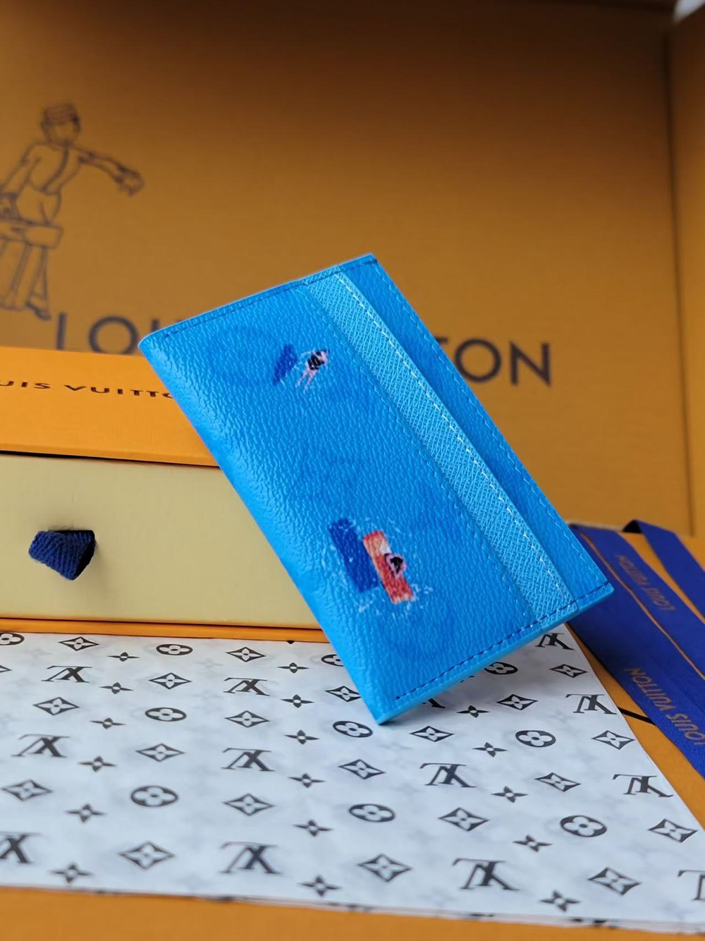 Louis Vuitton Double Card Holder M14862 10*7*1.5cm