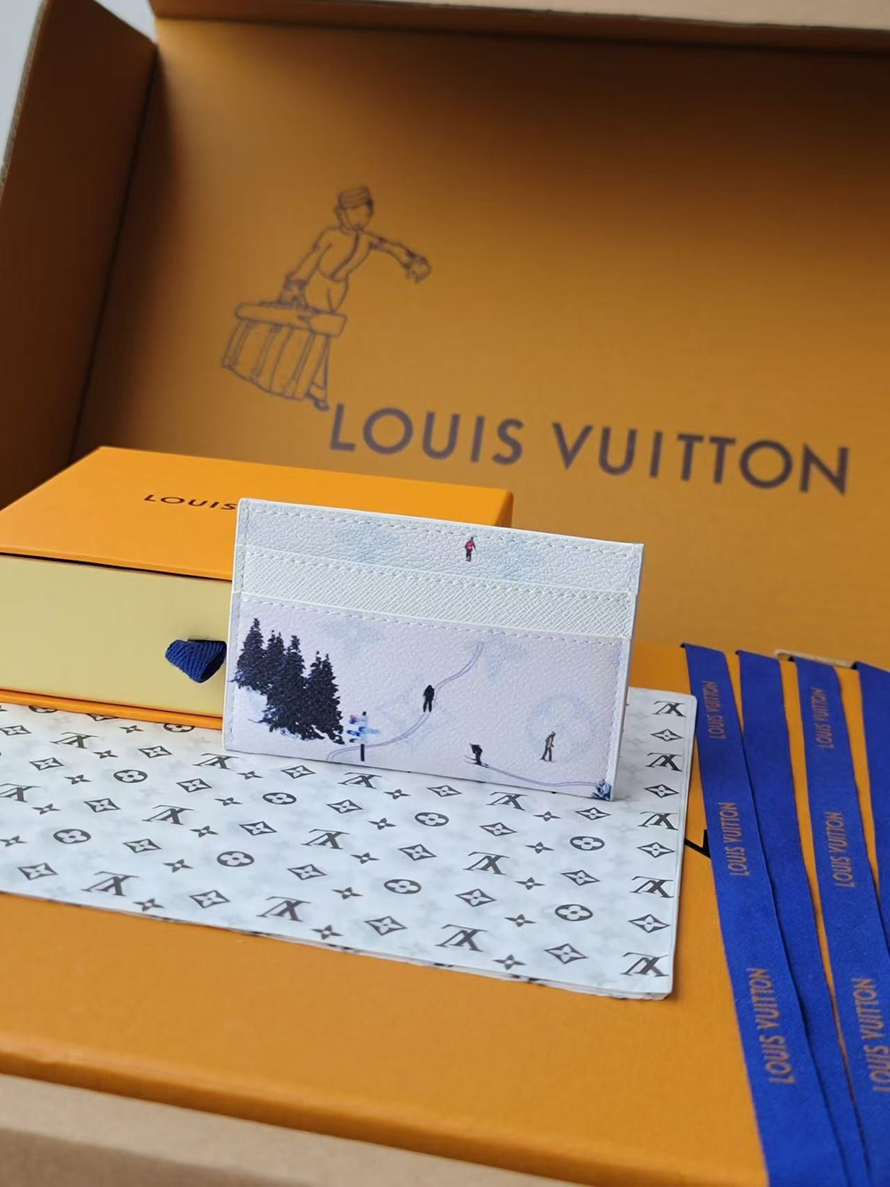 Louis Vuitton Double Card Holder M14862 10*7*1.5cm