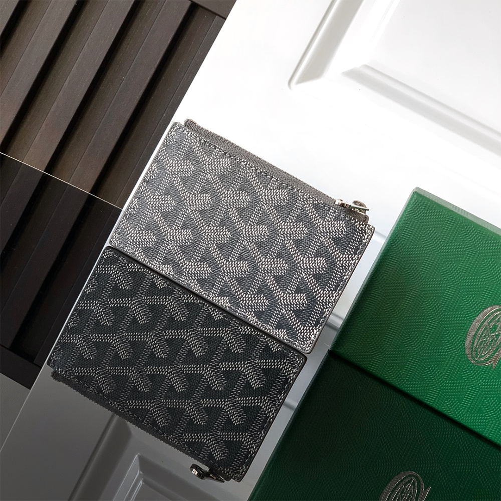 Goyard Bourbon zipped card holder 1CL51P 12.5*1*8.4cm