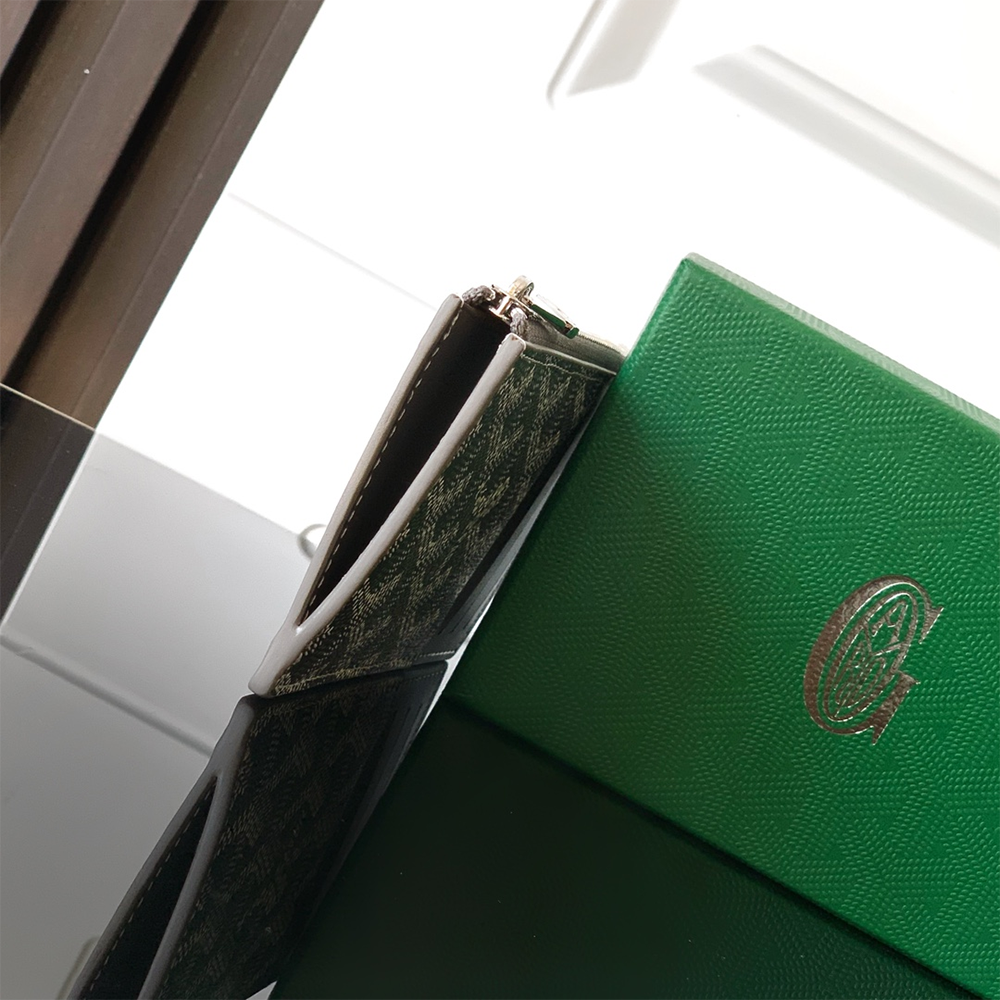 Goyard Bourbon zipped card holder 1CL51P 12.5*1*8.4cm