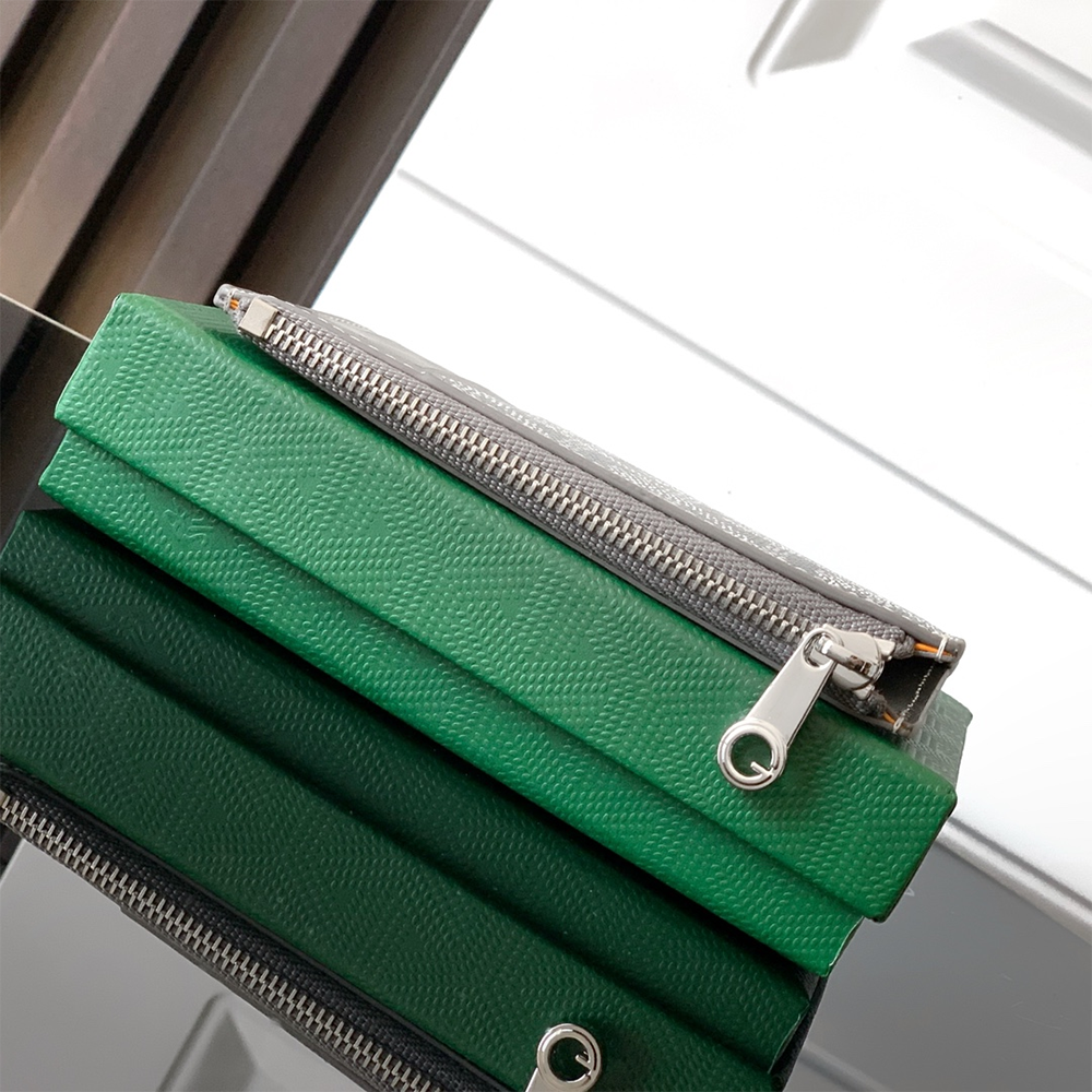 Goyard Bourbon zipped card holder 1CL51P 12.5*1*8.4cm
