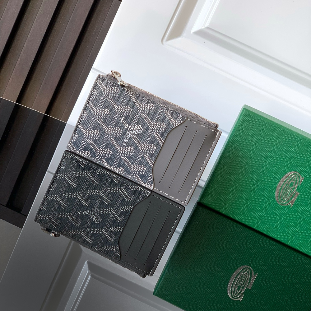 Goyard Bourbon zipped card holder 1CL51P 12.5*1*8.4cm