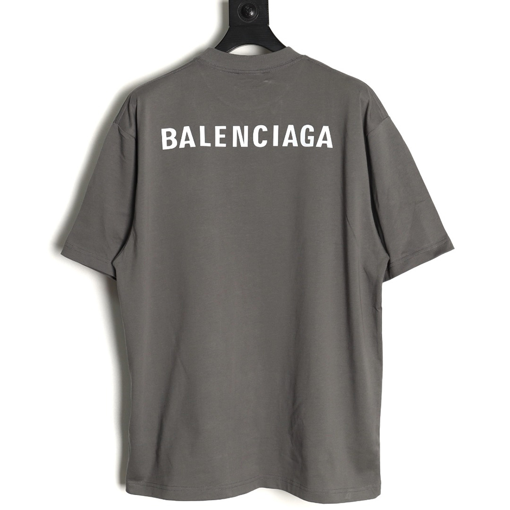 Balenciaga Logo Reflective Short Sleeve T-Shirt