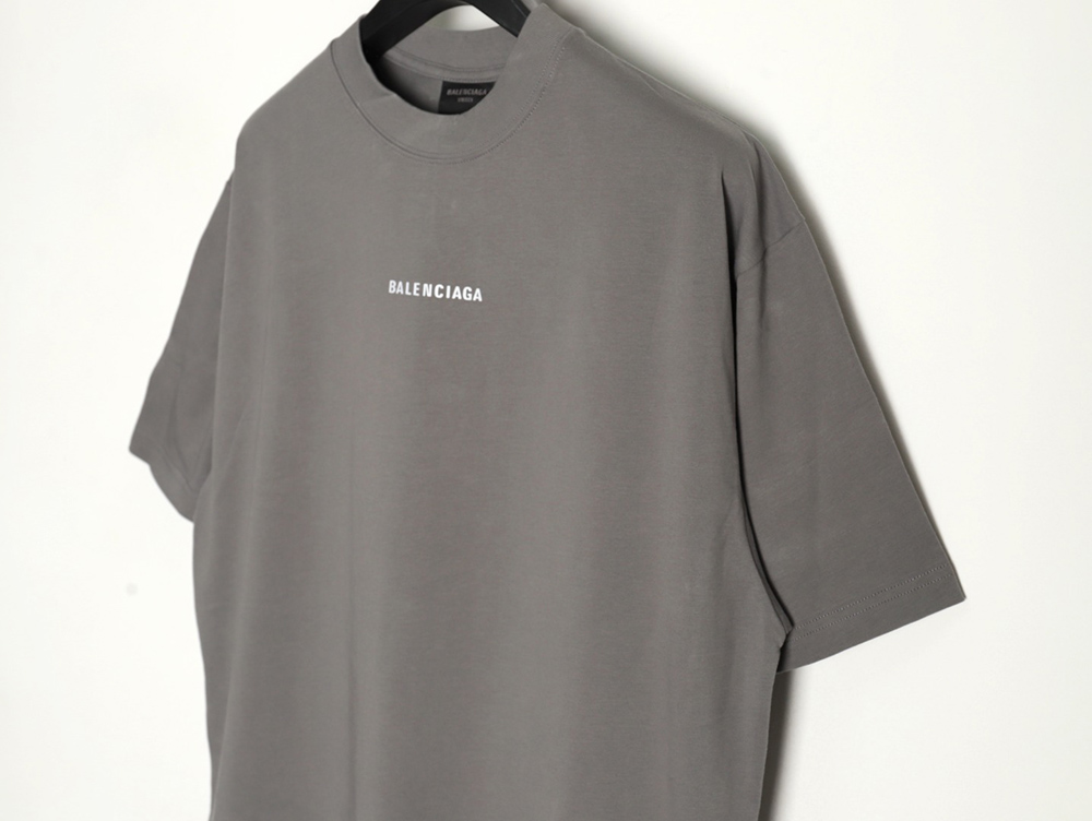 Balenciaga Logo Reflective Short Sleeve T-Shirt