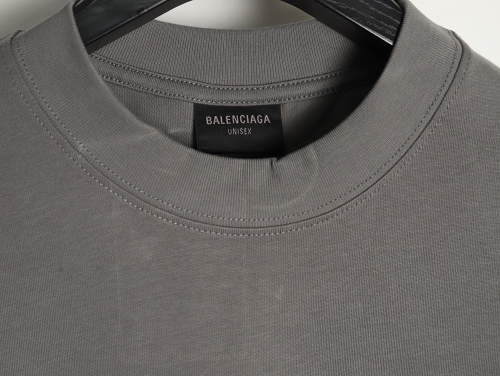 Balenciaga Logo Reflective Short Sleeve T-Shirt