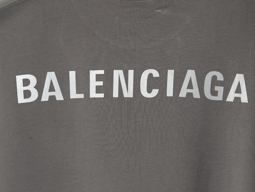 Balenciaga Logo Reflective Short Sleeve T-Shirt