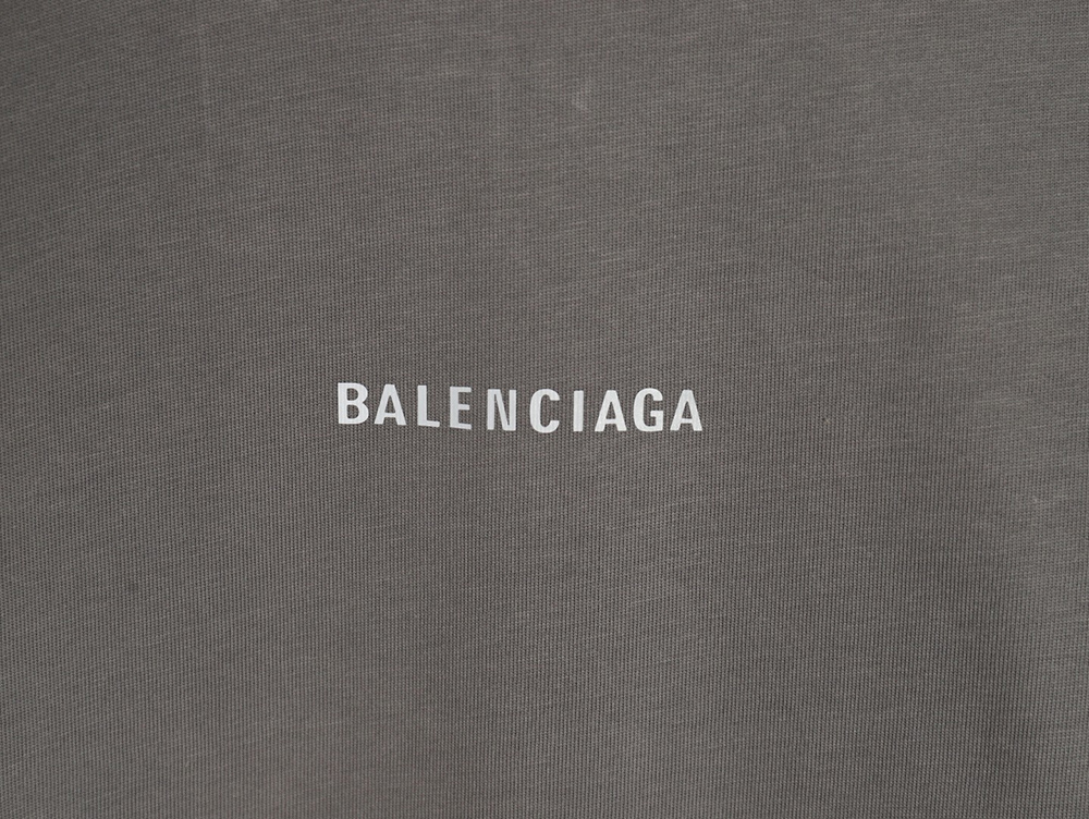 Balenciaga Logo Reflective Short Sleeve T-Shirt