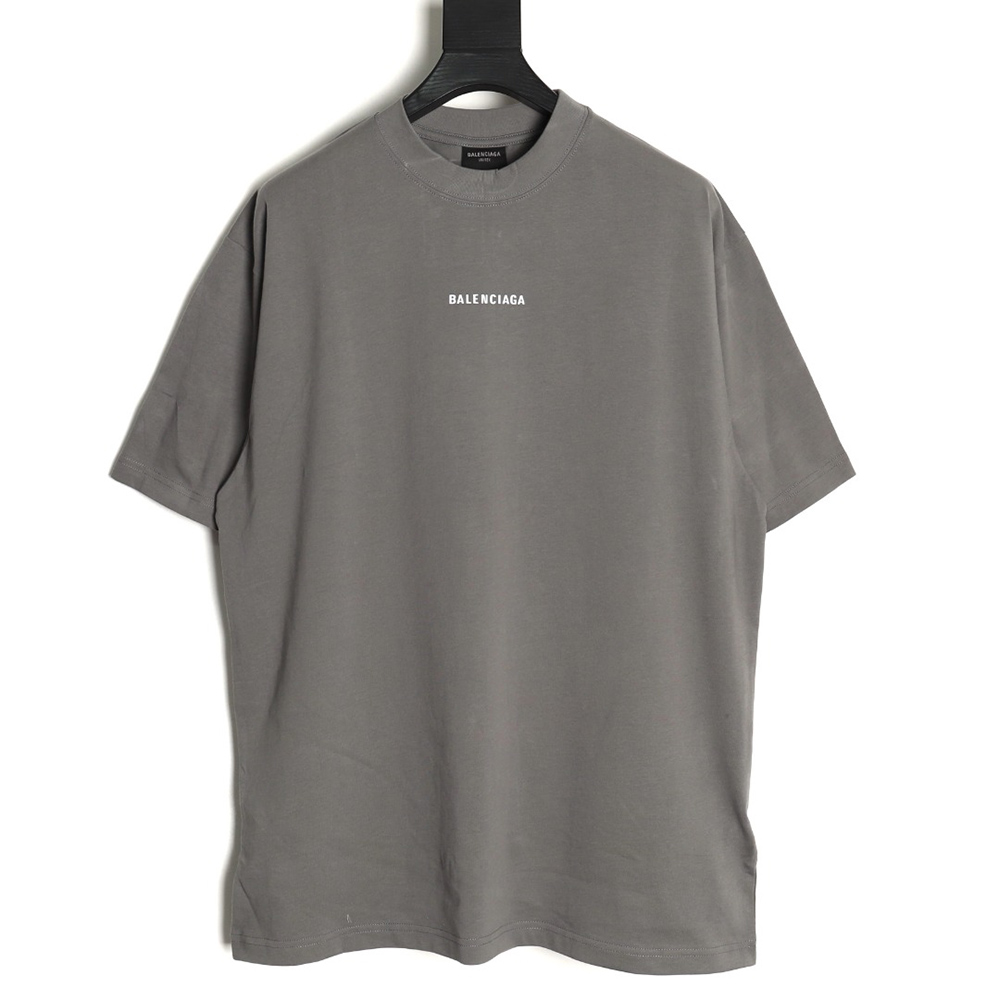 Balenciaga Logo Reflective Short Sleeve T-Shirt