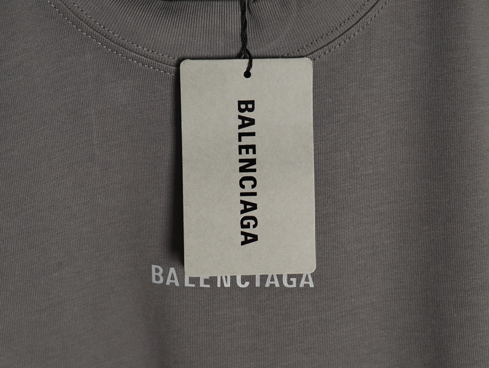 Balenciaga Logo Reflective Short Sleeve T-Shirt