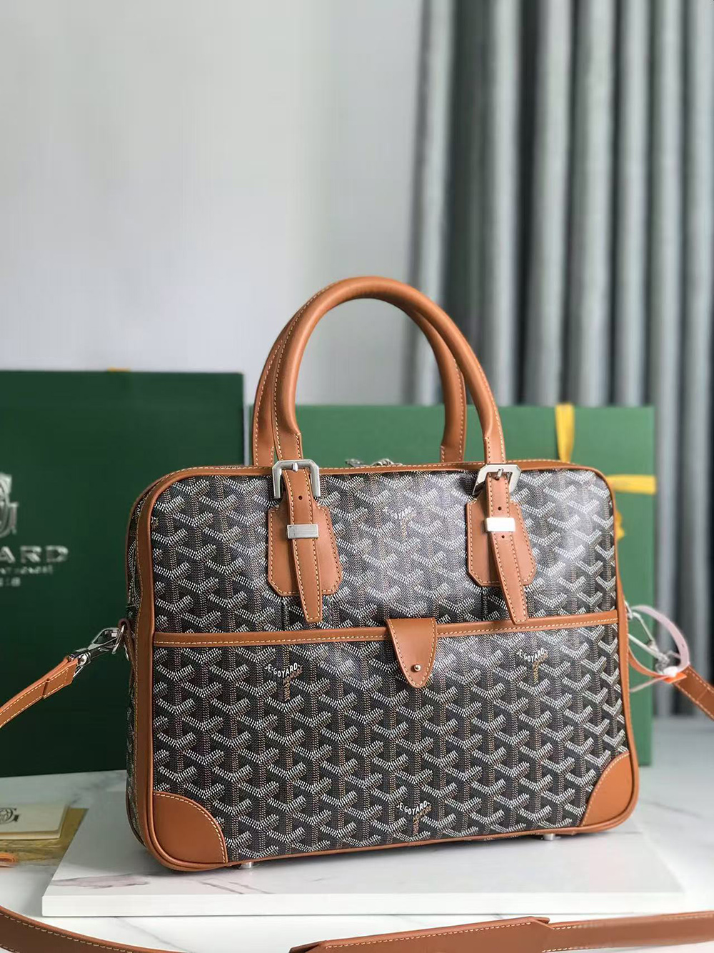 Goyard Ambassade MM Document Case 01CL03P 38.5*10.5*27.5cm