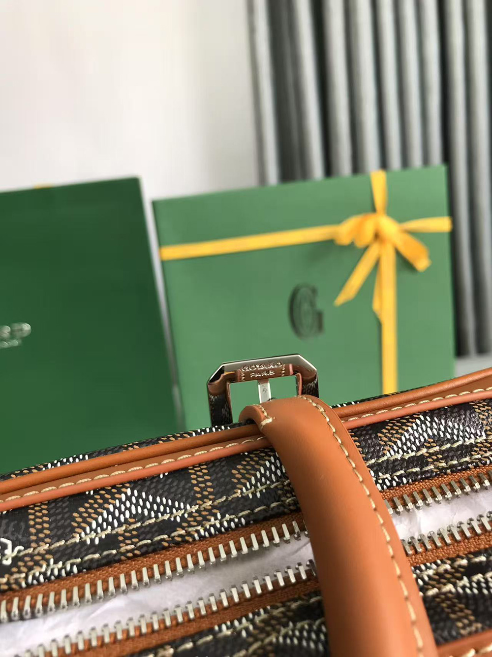 Goyard Ambassade MM Document Case 01CL03P 38.5*10.5*27.5cm