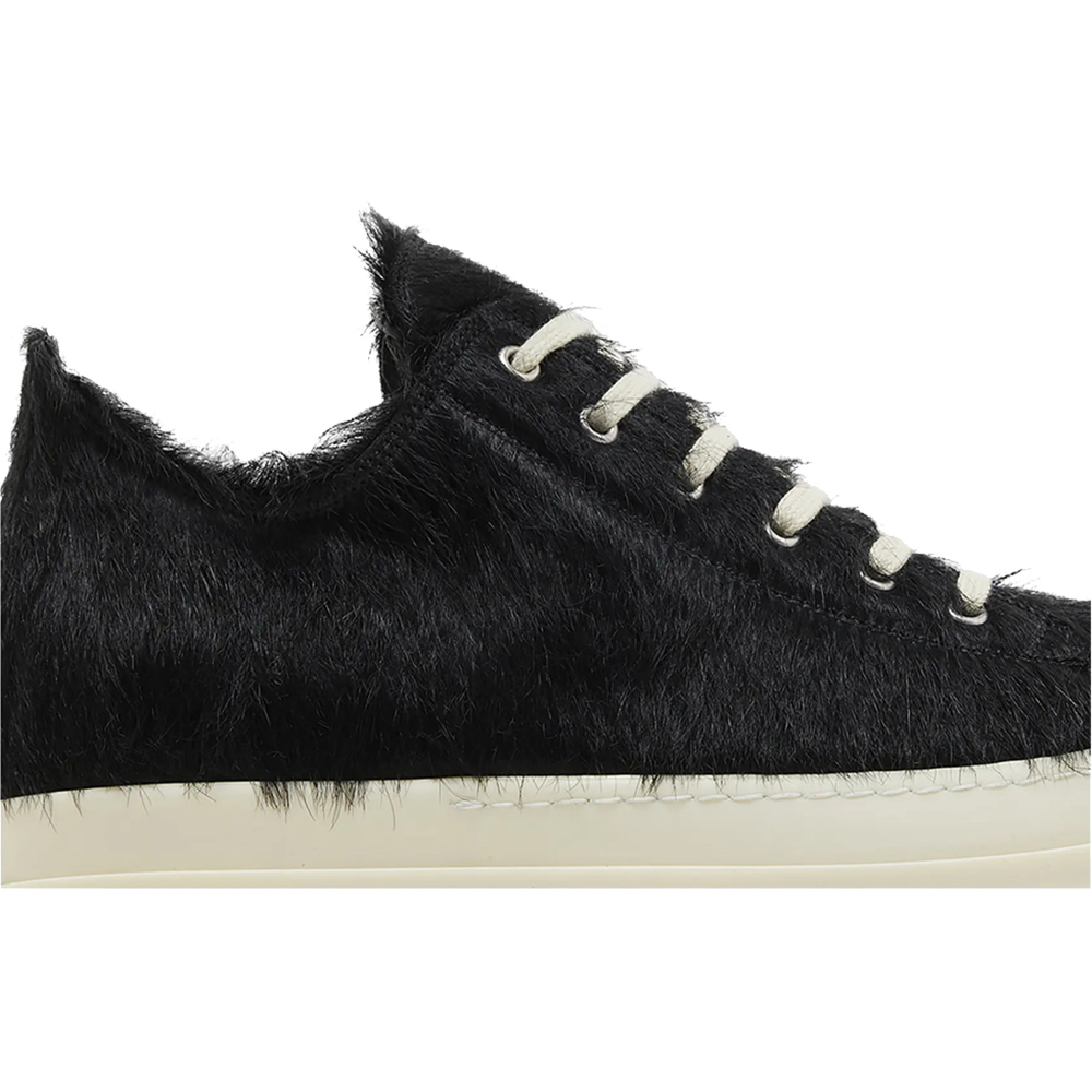 Rick Owens Strobe Low 'Black Cow Fur'