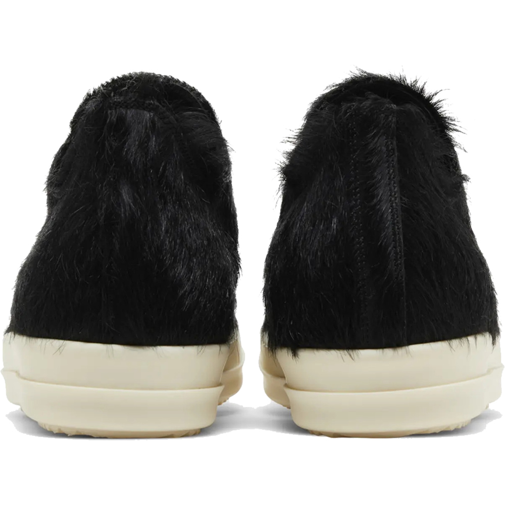 Rick Owens Strobe Low 'Black Cow Fur'