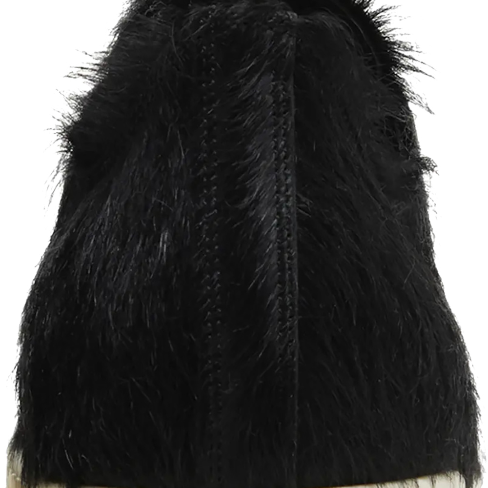Rick Owens Strobe Low 'Black Cow Fur'