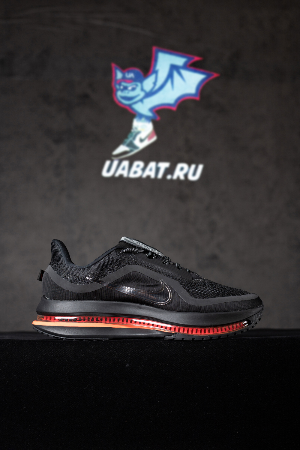 Nike Pegasus Premium 'Black Bright Crimson'