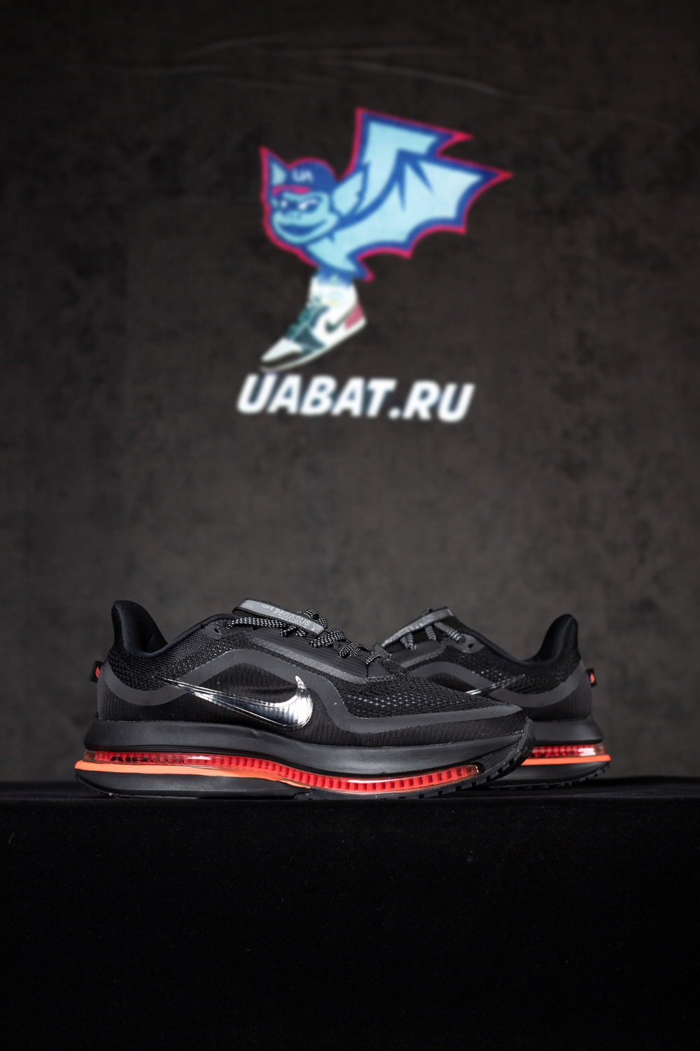 Nike Pegasus Premium 'Black Bright Crimson'