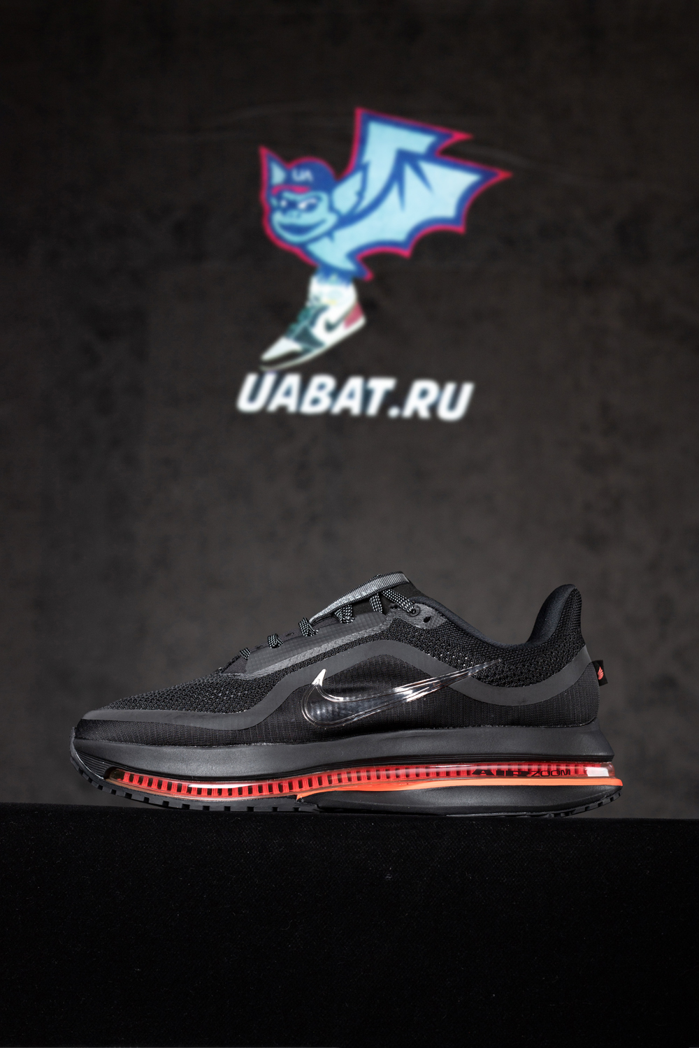 Nike Pegasus Premium 'Black Bright Crimson'