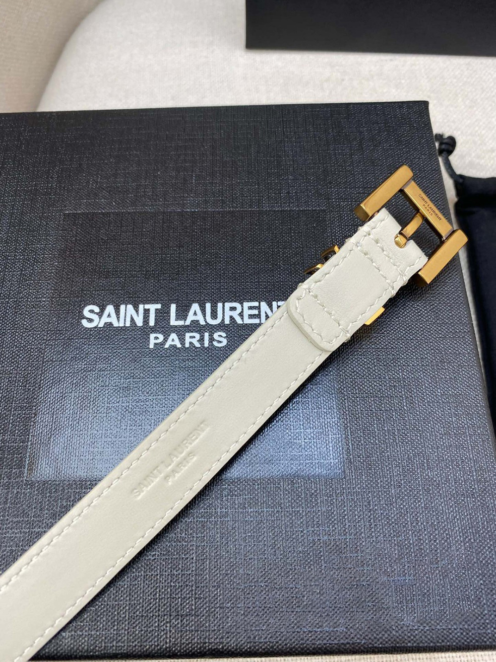 Saint Laurent Cassandre thin belts 554465 20mm
