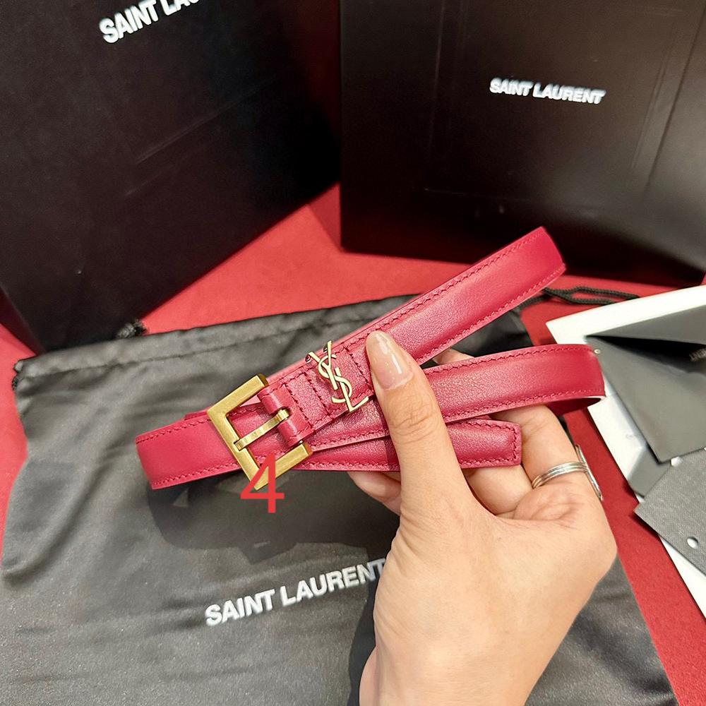 Saint Laurent Cassandre thin belts 554465 20mm