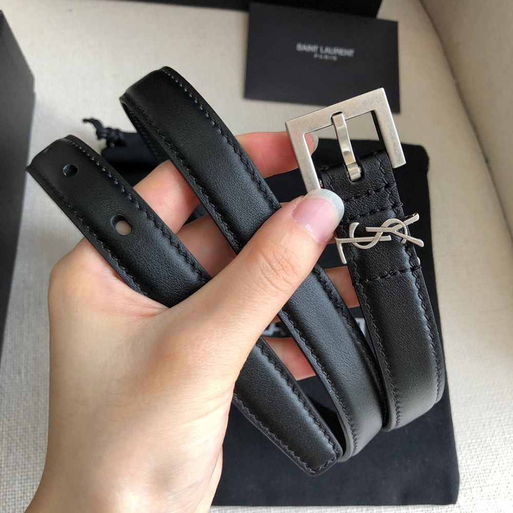 Saint Laurent Cassandre thin belts 554465 20mm