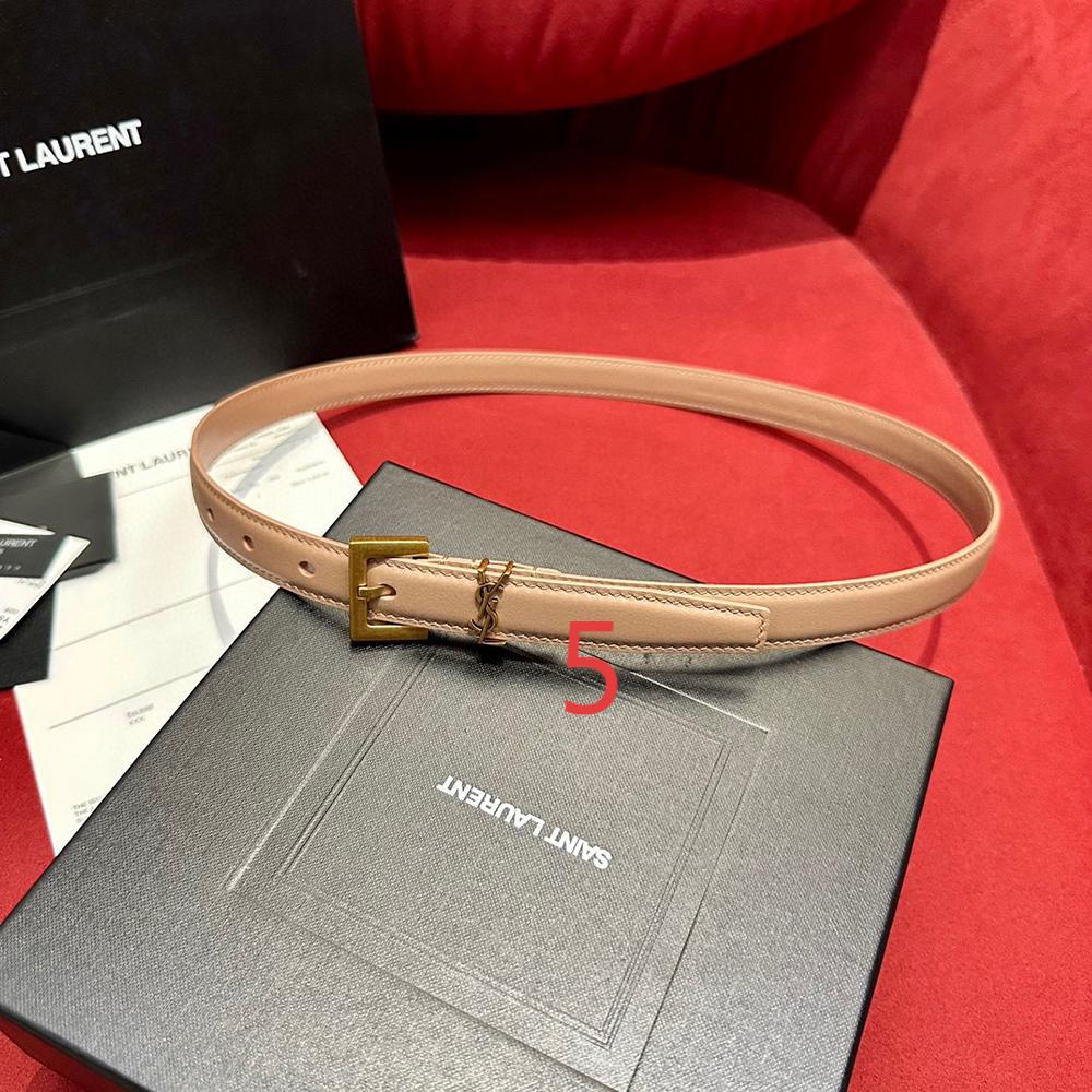 Saint Laurent Cassandre thin belts 554465 20mm