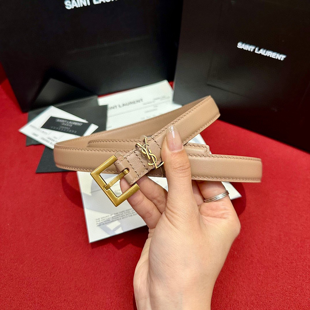 Saint Laurent Cassandre thin belts 554465 20mm