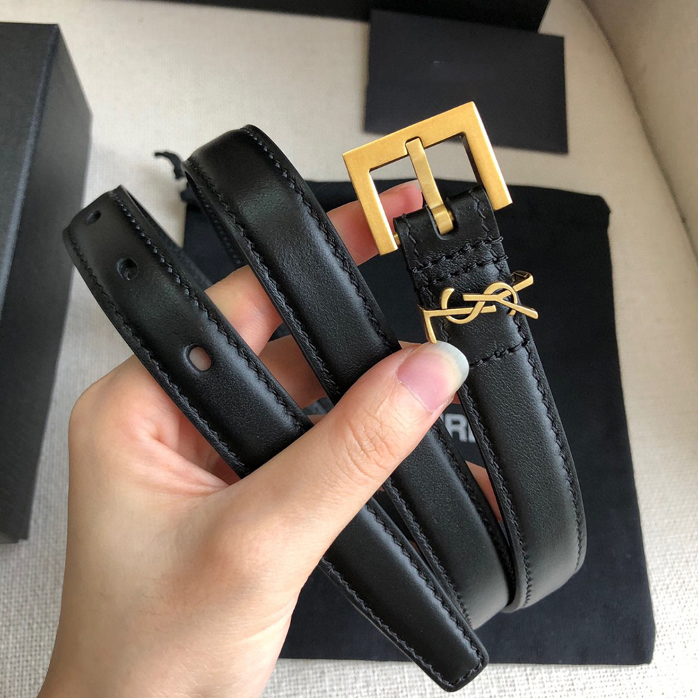 Saint Laurent Cassandre thin belts 554465 20mm