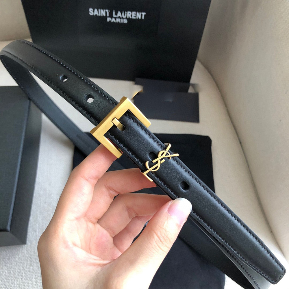 Saint Laurent Cassandre thin belts 554465 20mm