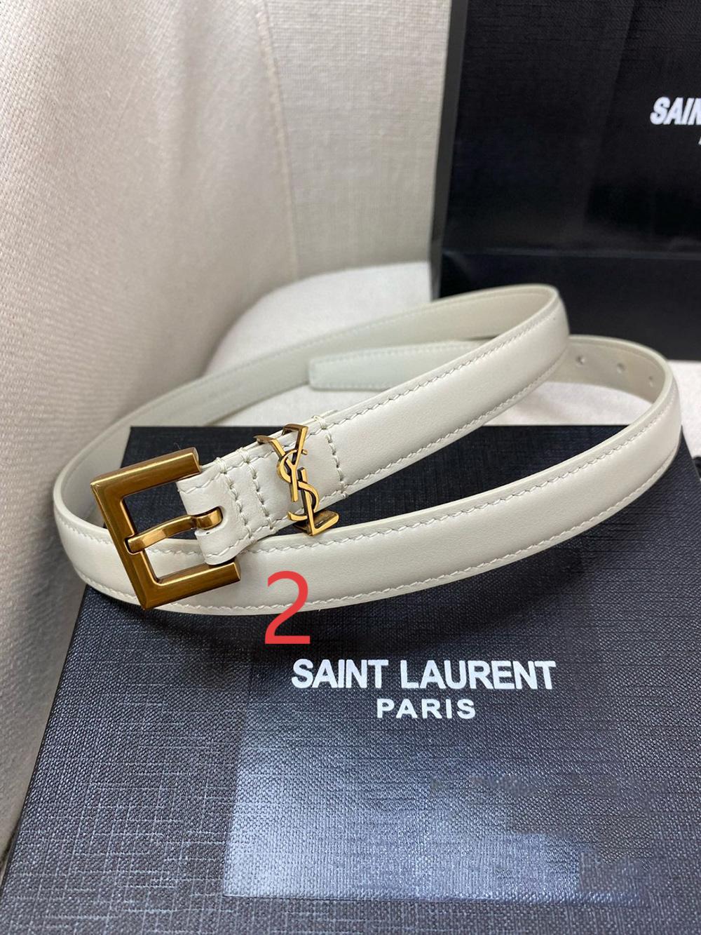 Saint Laurent Cassandre thin belts 554465 20mm