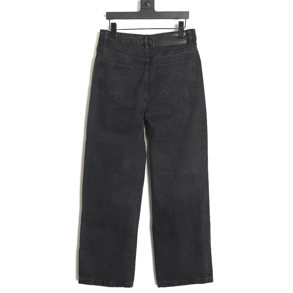 Loewe Denim Embroidered Denim Pants