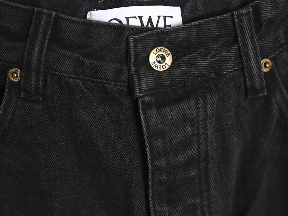 Loewe Denim Embroidered Denim Pants