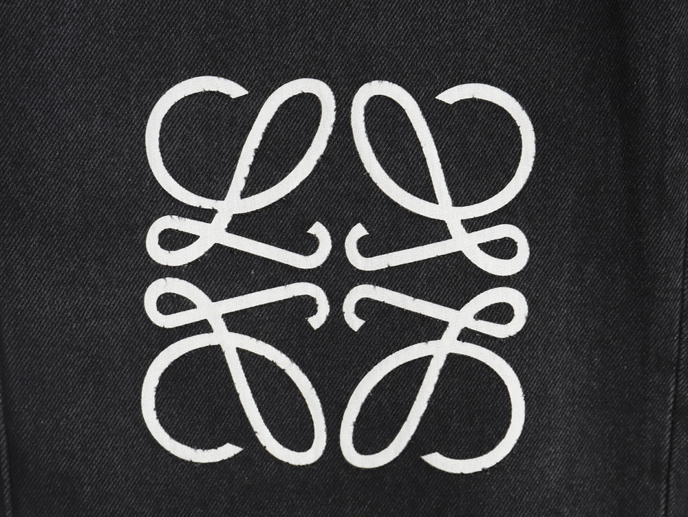 Loewe Denim Embroidered Denim Pants