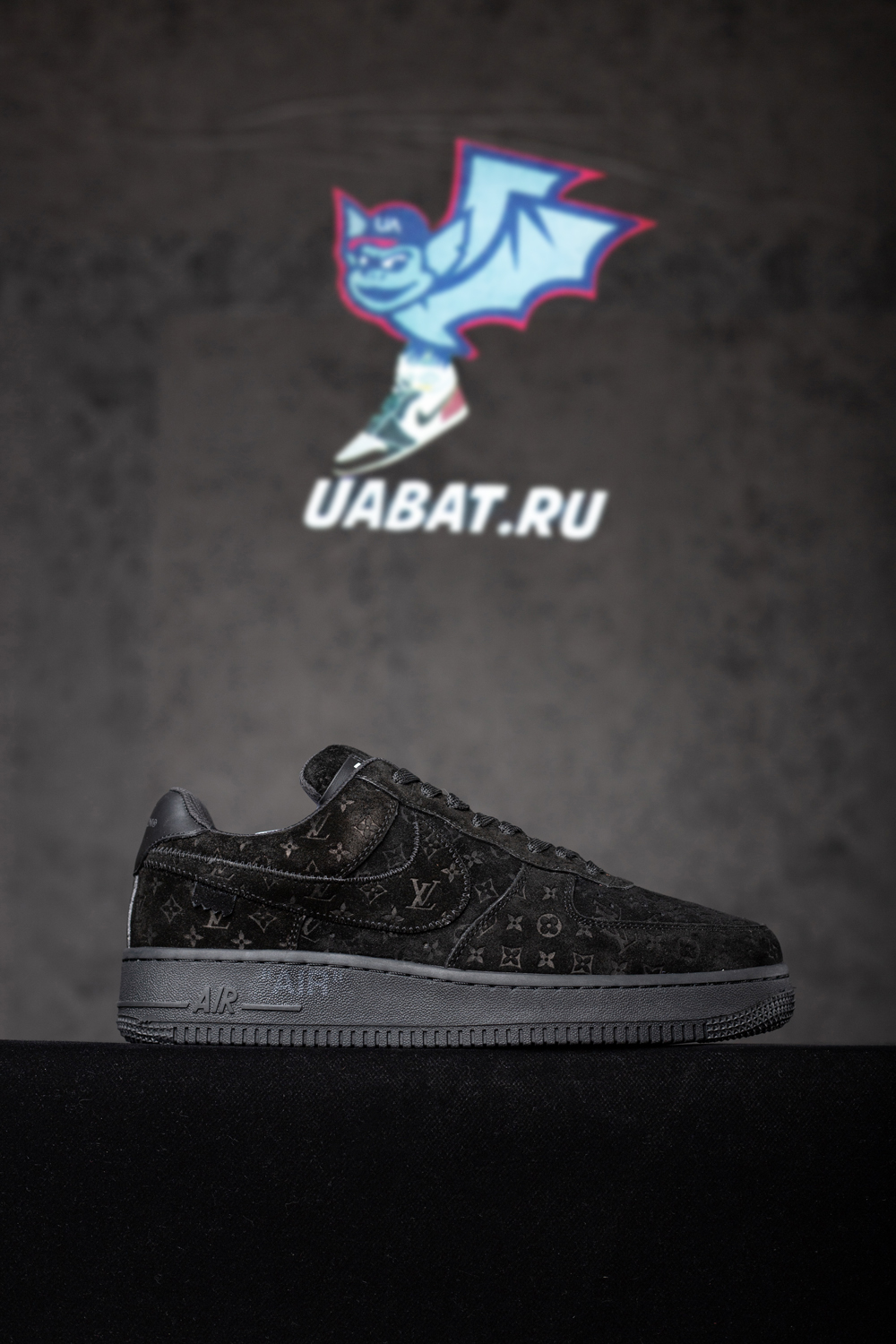 Louis Vuitton x Air Force 1 Low 'Triple Black'