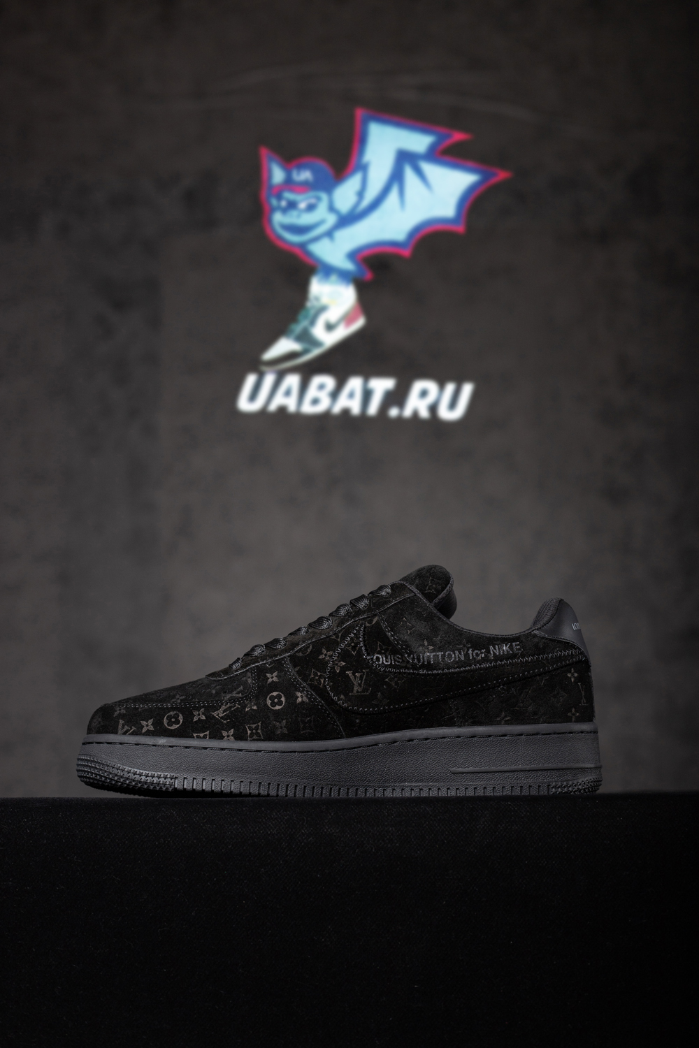 Louis Vuitton x Air Force 1 Low 'Triple Black'